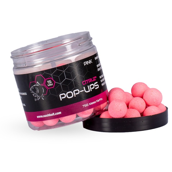 Nash Citruz Pop Ups 15mm Pink 75g