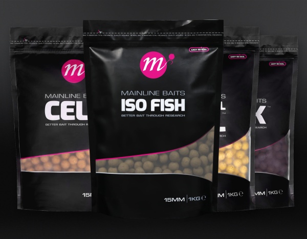 Mainline ISO Fish Boilies Shelflife 15mm 1kg