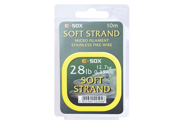 E-SOX Soft Strand Stainless Pike Wire 28lb