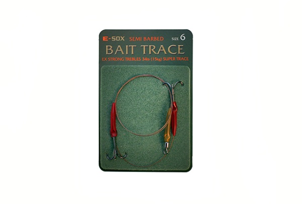 E-SOX Bait Trace Semi Barbed Size 6