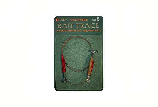 E-SOX Bait Trace Semi Barbed Size 8