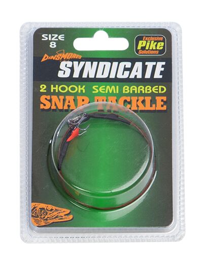 Dinsmores Snap Tackle Semi Barbed Size 8